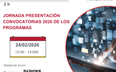 JORNADA PRESENTACIÓN CONVOCATORIAS 2026 DE LOS PROGRAMAS